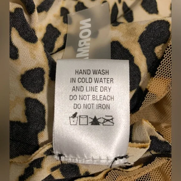 Norma Kamali Snake Mesh Mio One-piece Swimsuit Size Large Nude Animal Print - Picture 10 of 13